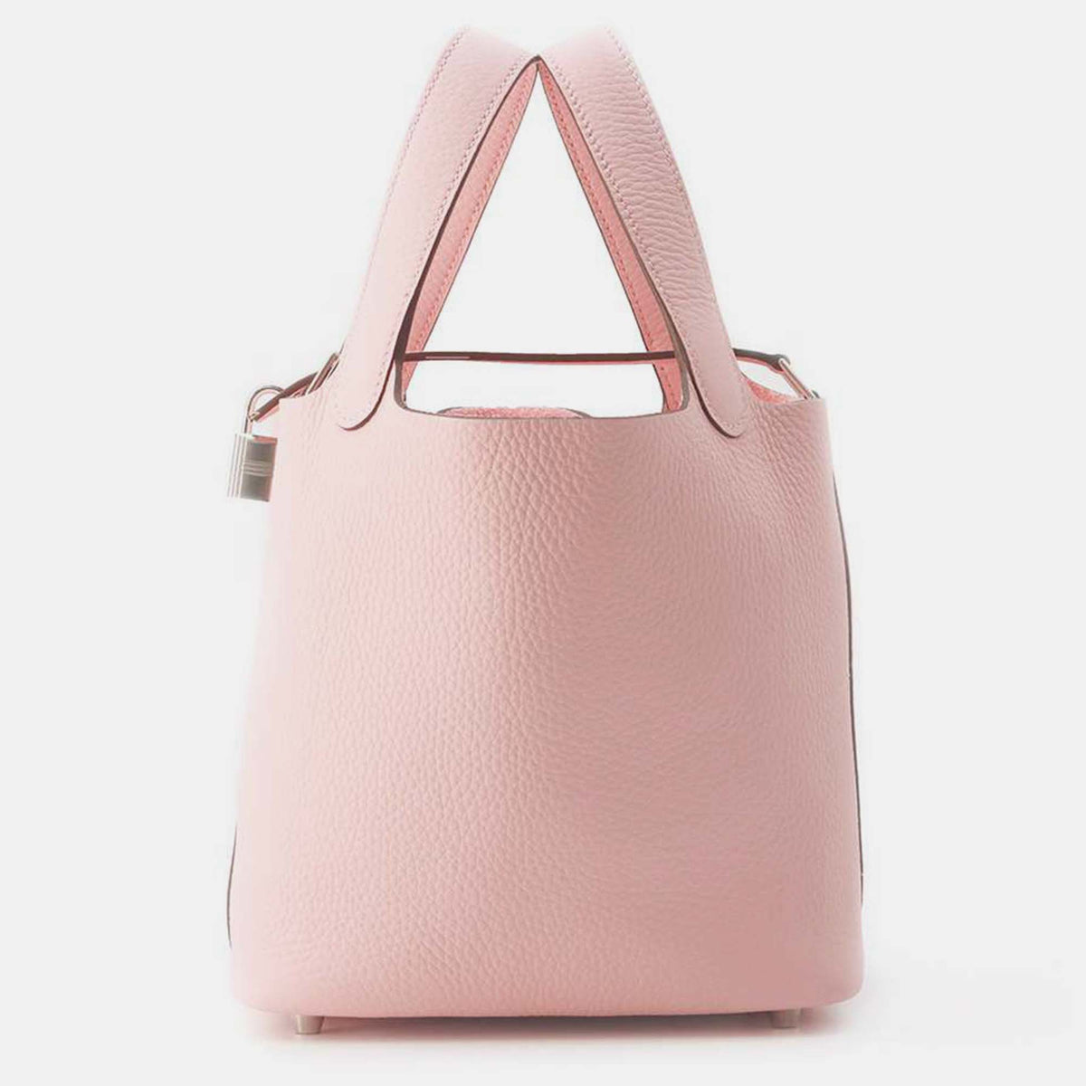 Hermès Rose Sakura Taurillon Clemence Picotin Lock Bag PM
