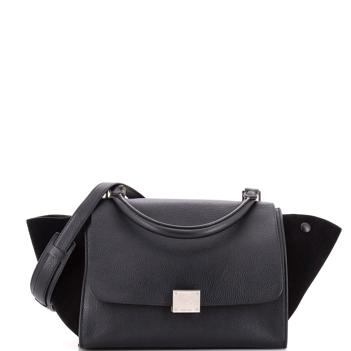 Celine CELINE Trapeze Bag Leather Small