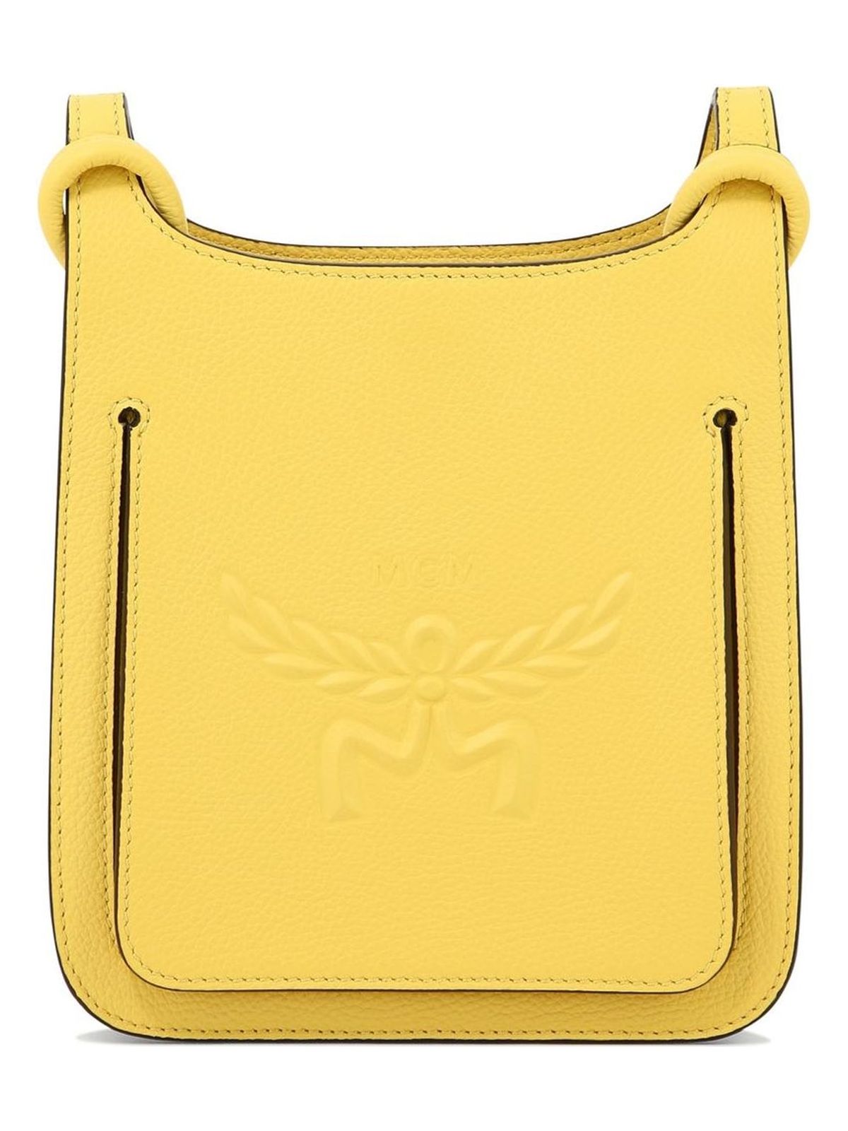Mcm Women's "himmel" Crossbody Bag in Yellow | MWHESAC01CORN Color YELLOW