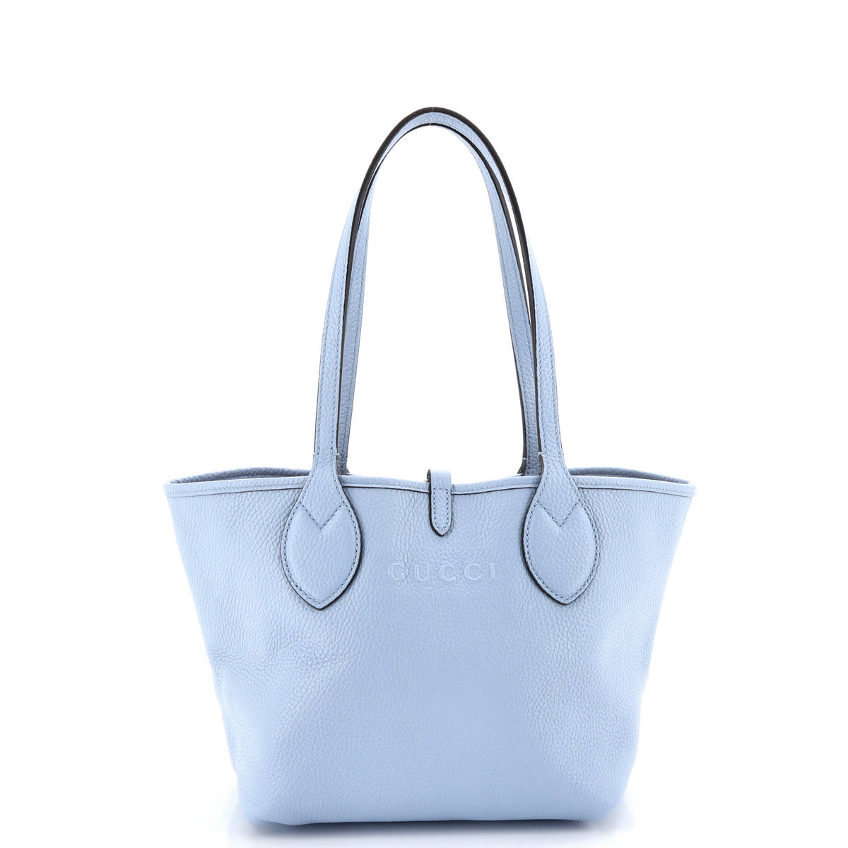 Gucci GUCCI Reversible Totissima Shopping Tote Leather and GG Canvas Small