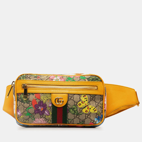 GG Supreme Flora Ophidia Belt Bag