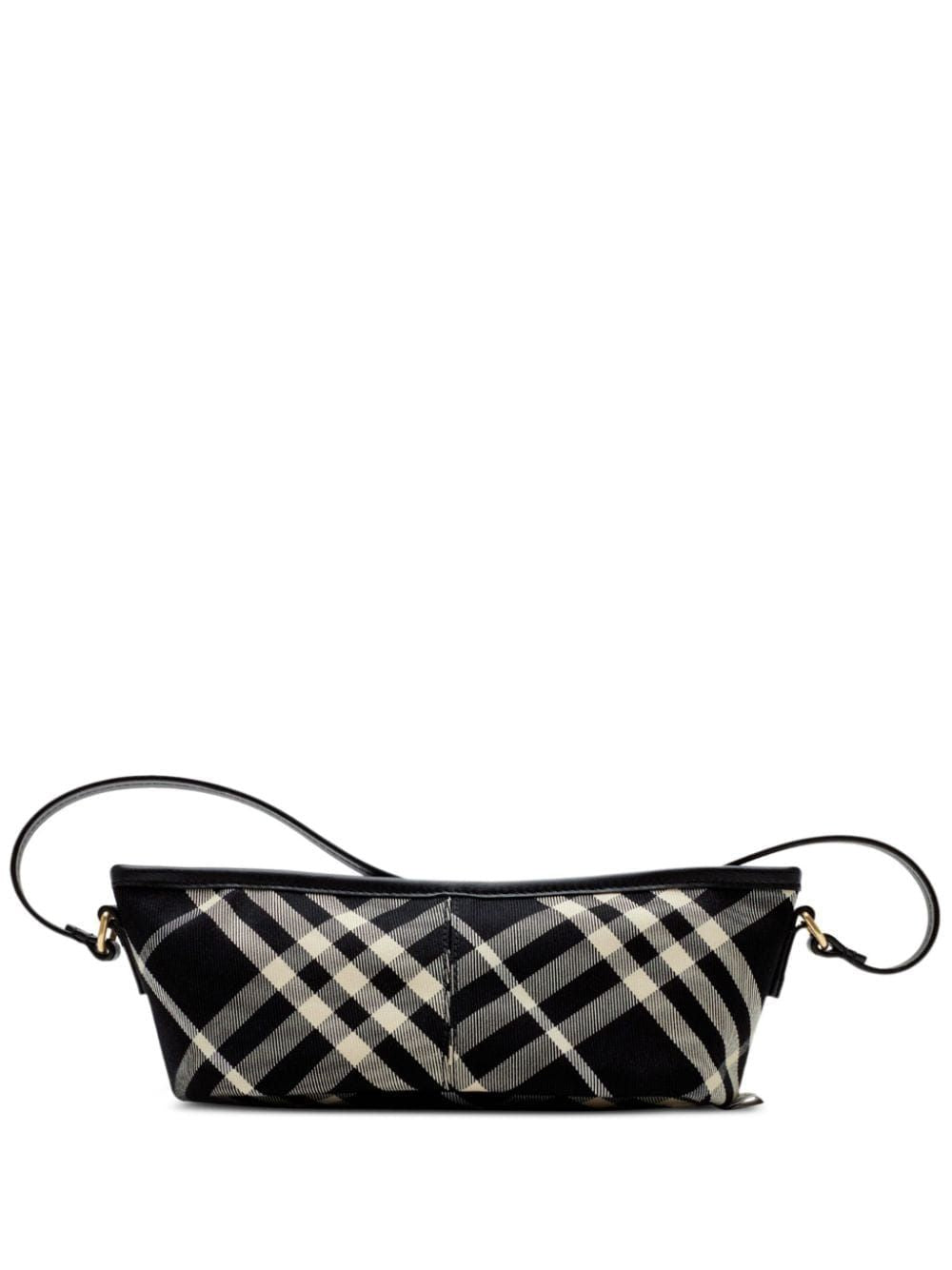 Burberry Women's Check Mini Bag in Blackcalic | 8095295159199