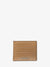 MK Hudson Crocodile Embossed Leather Billfold Wallet - Natural - Michael Kors