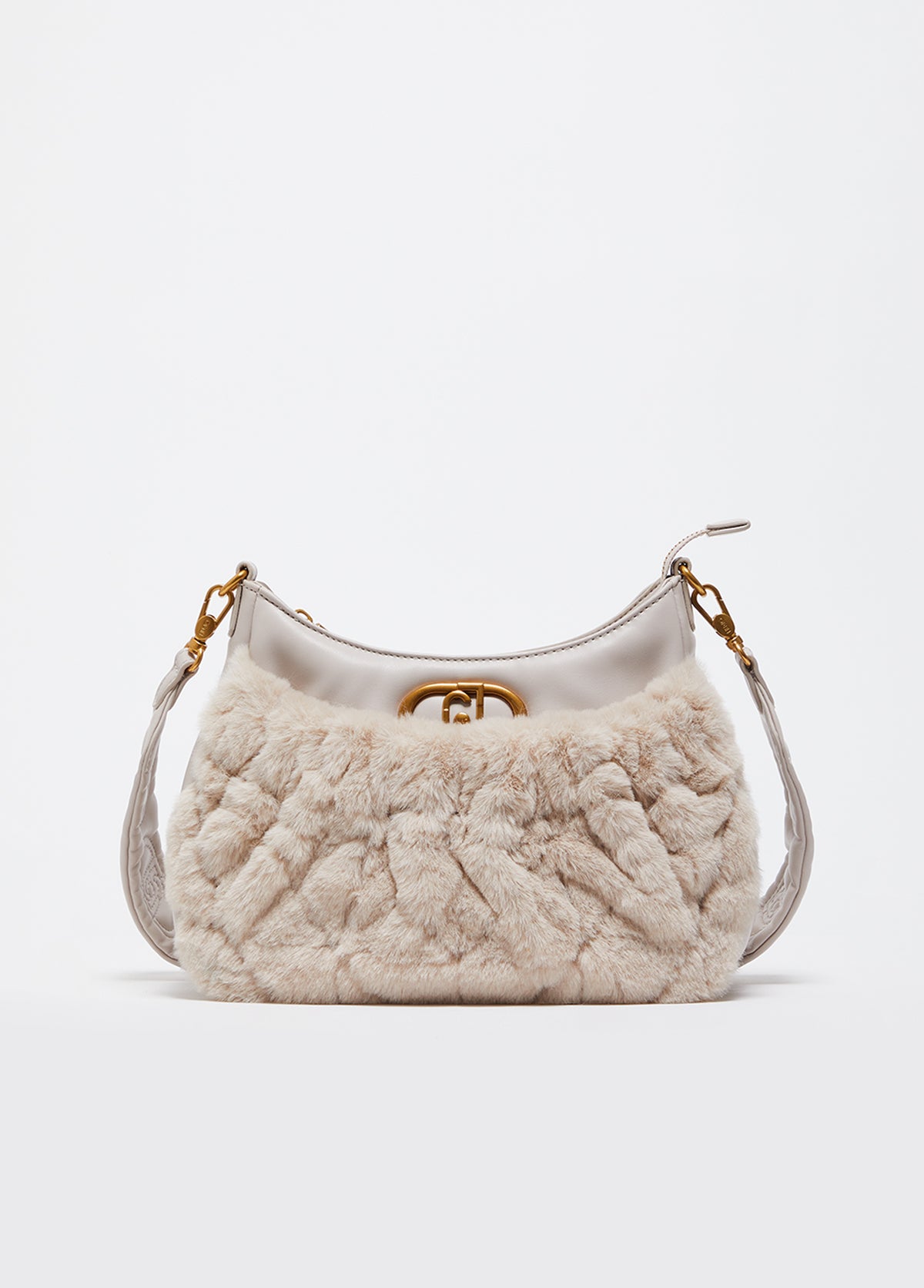 Liujo Liu Jo Sac Hobo Format Moyen Avec Imitation Fourrure