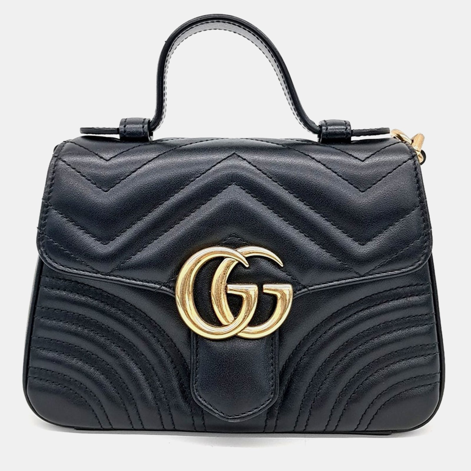 Gucci Marmont Mini-Tasche mit Tragegriff oben