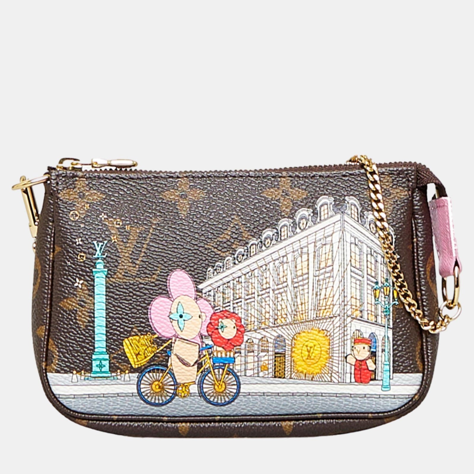 Louis Vuitton Sac à main Vivienne Mini Monogram Pochette Accessoires Baguette en édition limitée