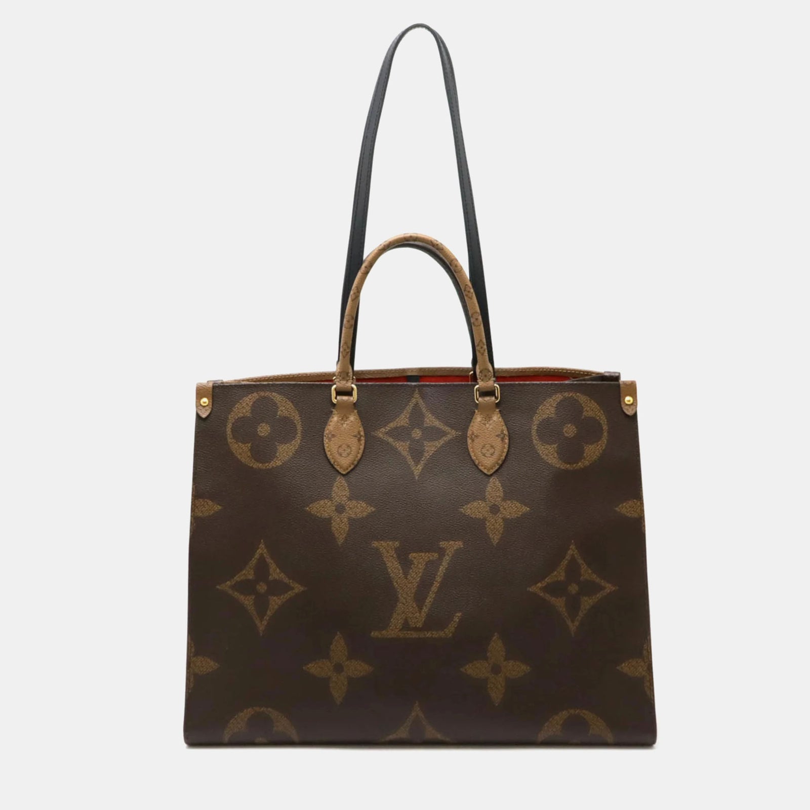 Louis Vuitton GM Onthego Tragetasche aus Canvas mit Monogramm, Braun