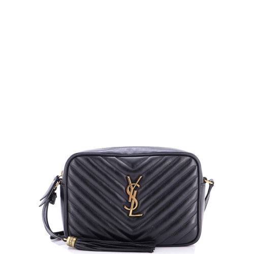 Lou Camera Bag Matelasse Chevron Leather Small