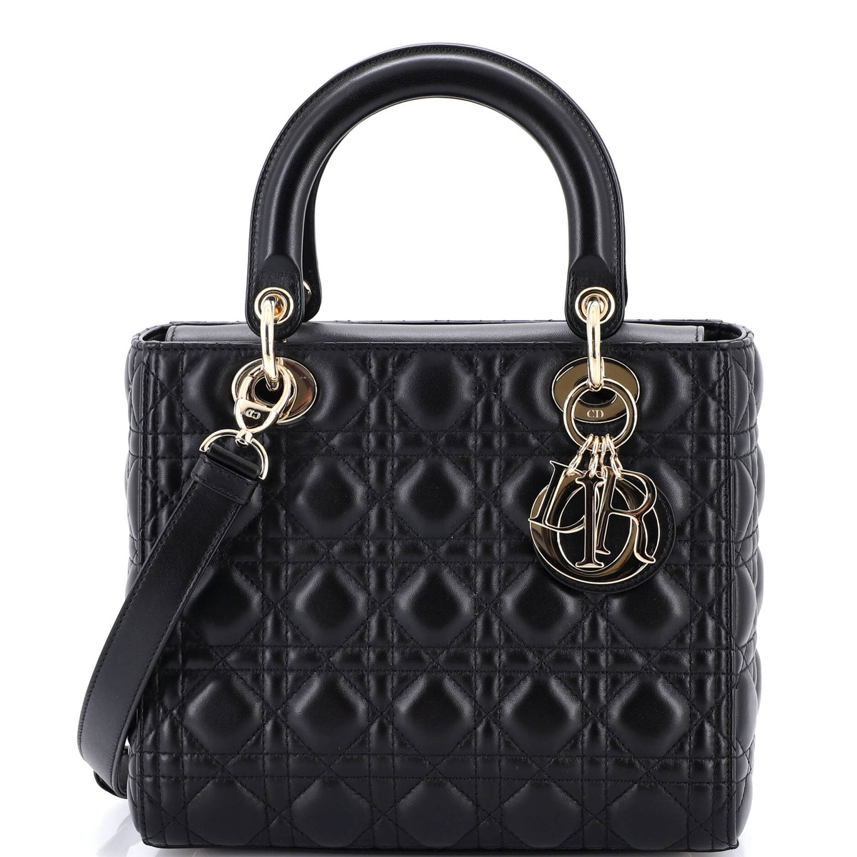 Christian Dior Lady Dior NM Bag Cannage Quilt Lambskin Medium