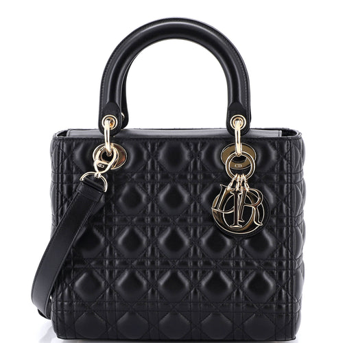 Lady Dior NM Bag Cannage Quilt Lambskin Medium