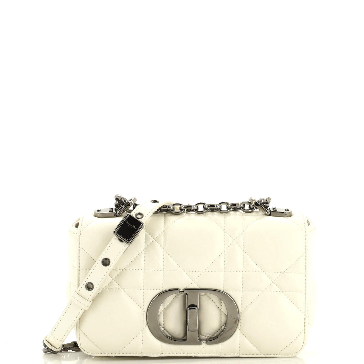 Christian Dior Caro Bag Macrocannage Quilt Calfskin Medium