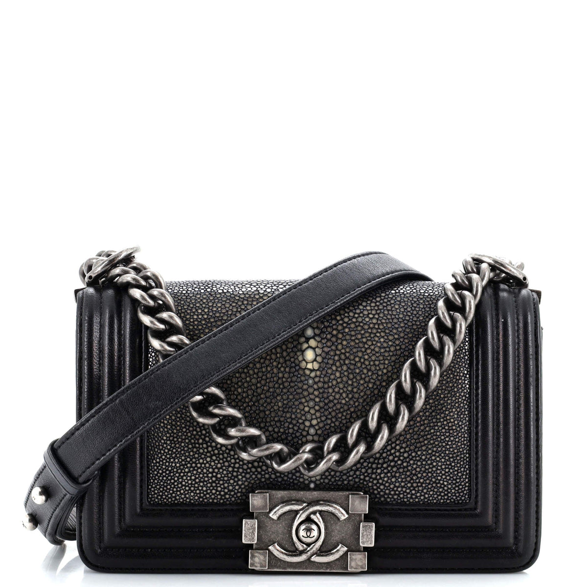 Chanel CHANEL Boy Flap Bag Stingray Small