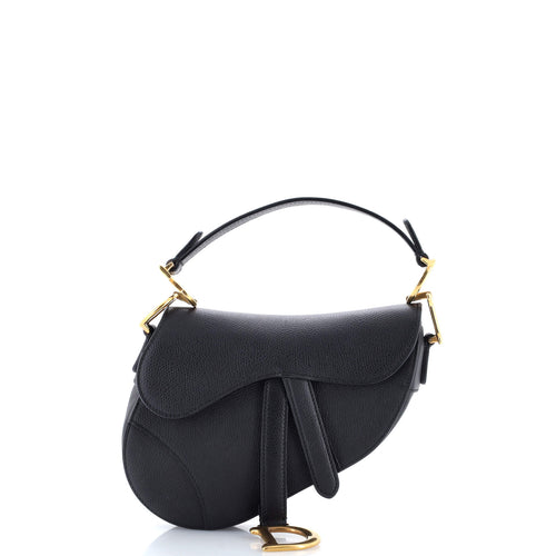 Saddle Handbag Leather Mini