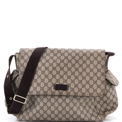 GUCCI Diaper Bag GG Coated Canvas