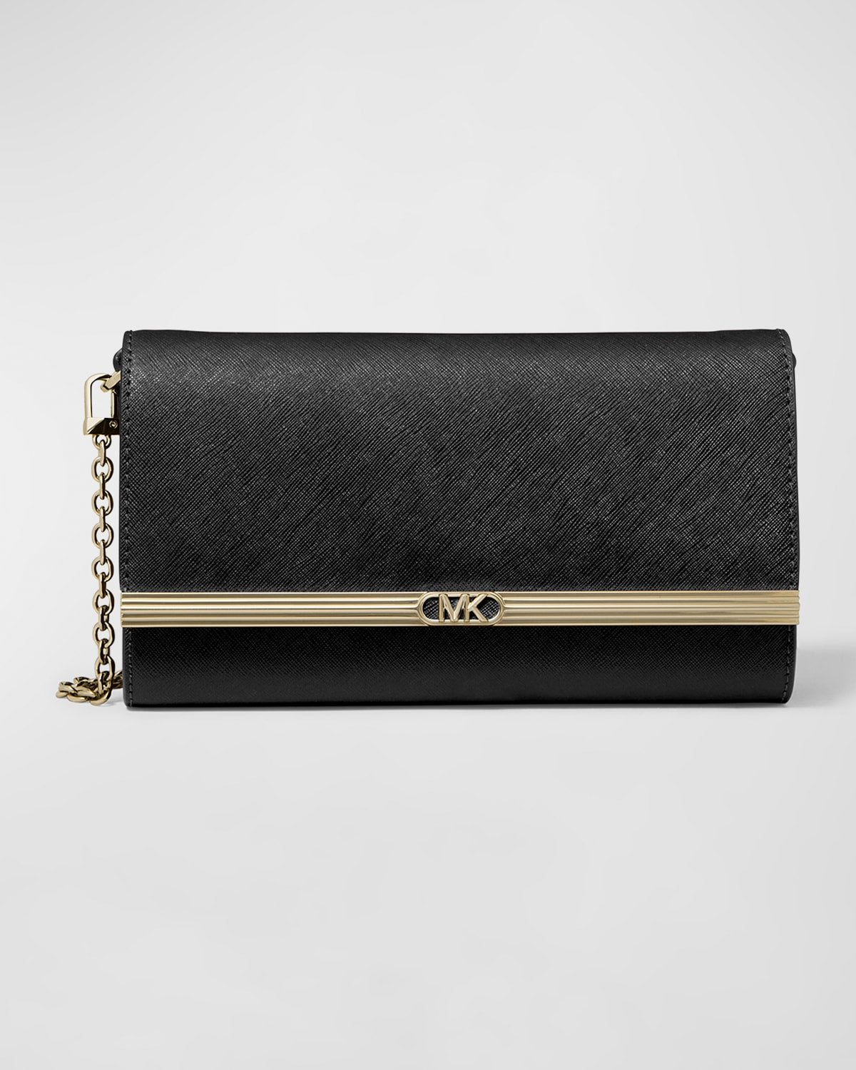 Michael Kors Large East-West Leather Clutch Bag