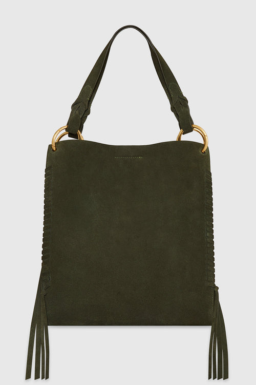 Boheme Tote Bag In Moss