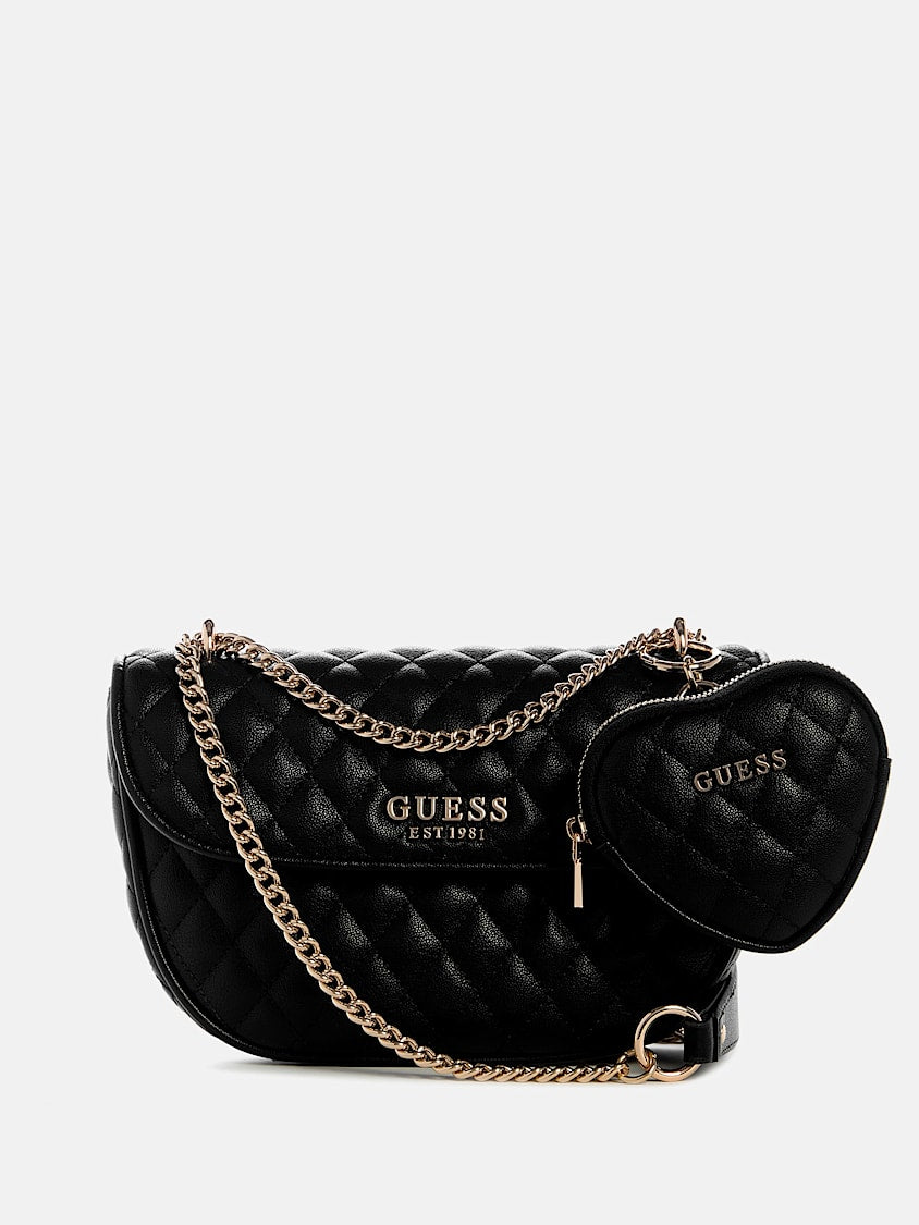 Guess Atabey Quilted Convertible Crossbody