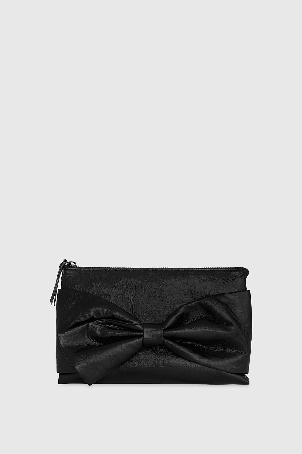 Rebecca Minkoff Bow Clutch Bag In Black