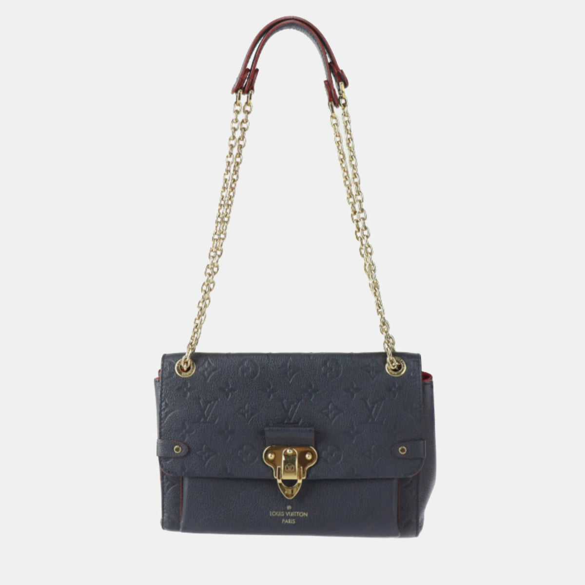 Louis Vuitton Marine Rouge Monogram Empriente Leather Vavin PM Tote Bag