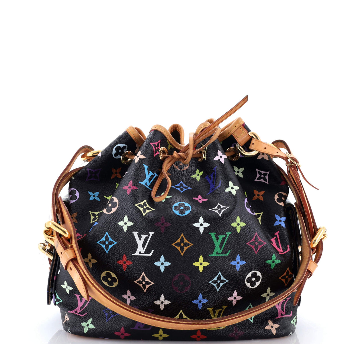 Louis Vuitton Petit Noe Handbag Monogram Multicolor