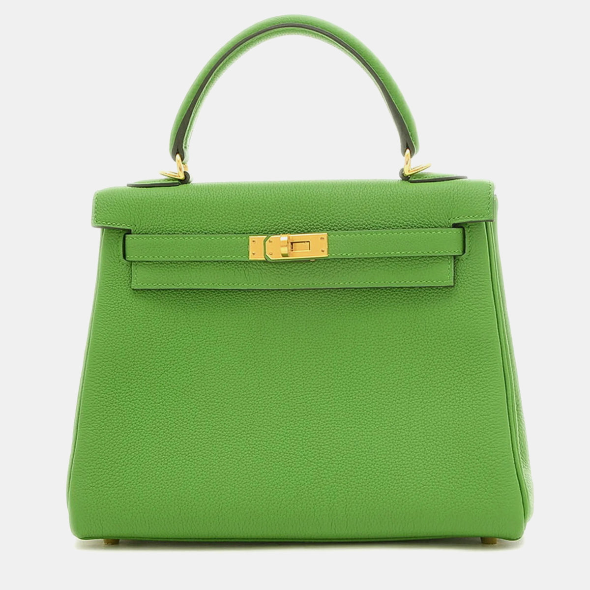 Hermès Vert Yucca Togo Leather Kelly 25 Tote Bag