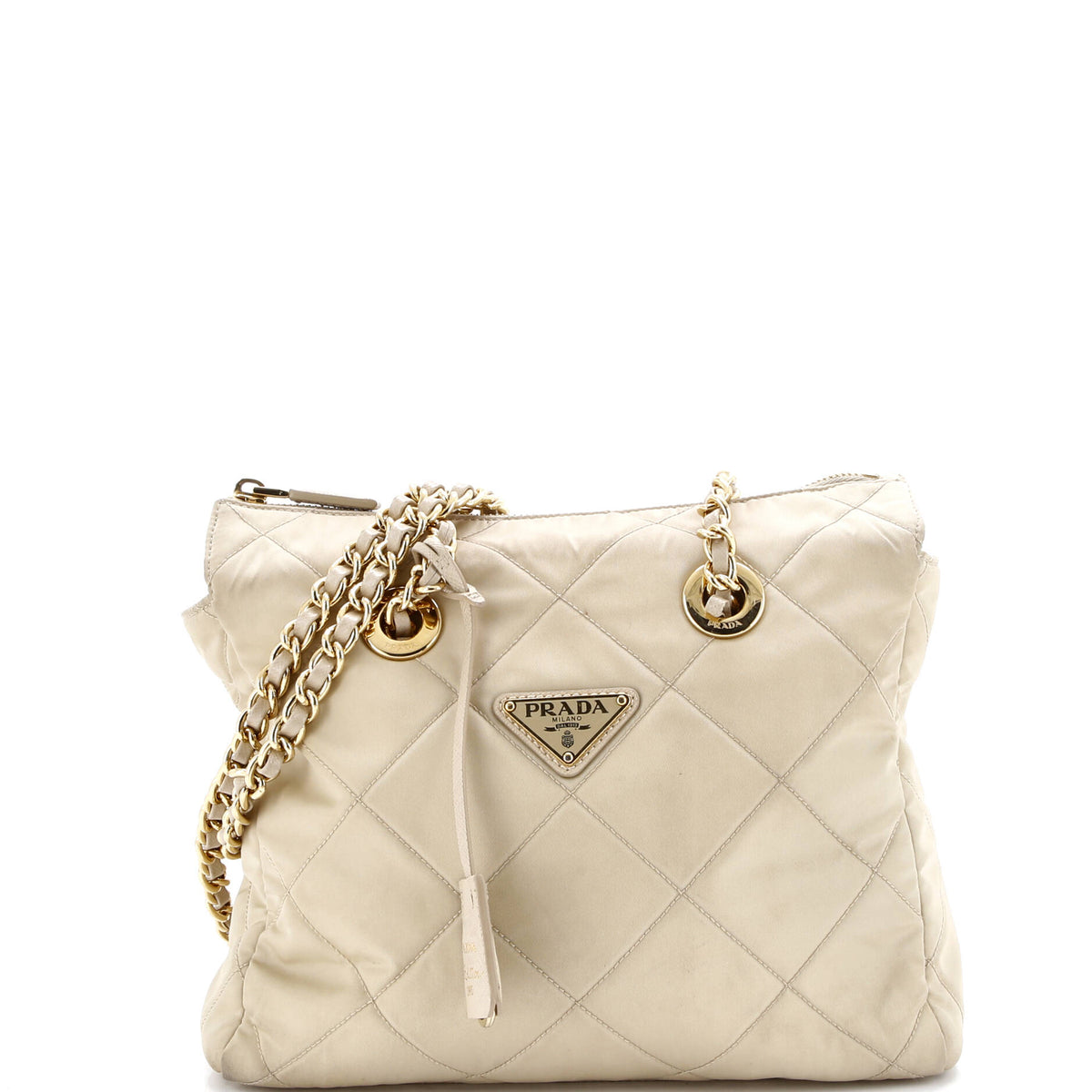Prada PRADA Re-Edition 1995 Chain Tote Quilted Re-Nylon Small