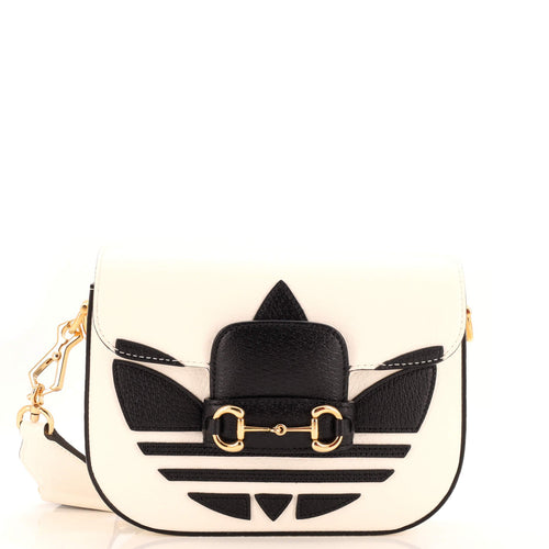 GUCCI x Adidas Horsebit 1955 Shoulder Bag Leather Mini