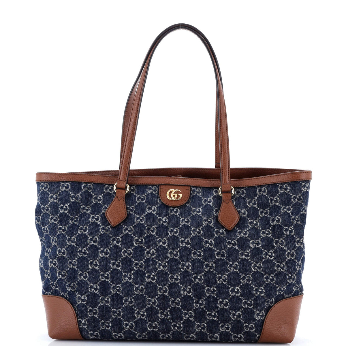 Gucci GUCCI Ophidia Shopping Tote GG Denim Medium
