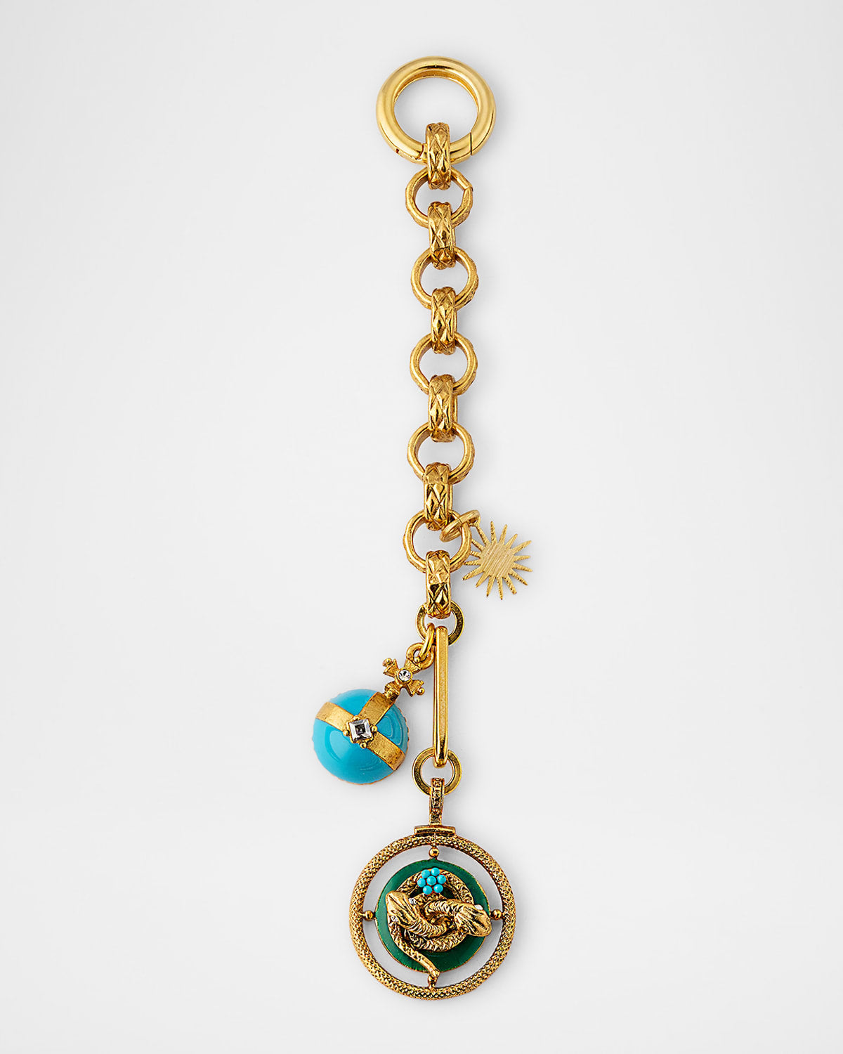Kara Snake Bag Charm