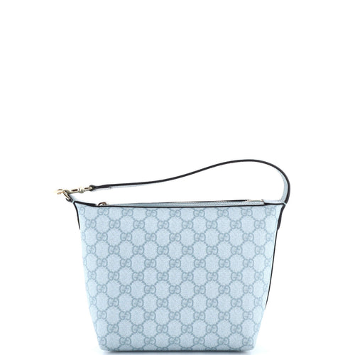GUCCI Ophidia Zip Shoulder Bag GG Coated Canvas Super Mini