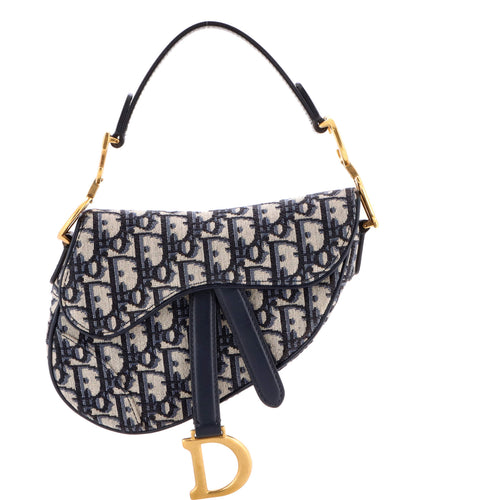 Saddle Handbag Oblique Canvas Mini
