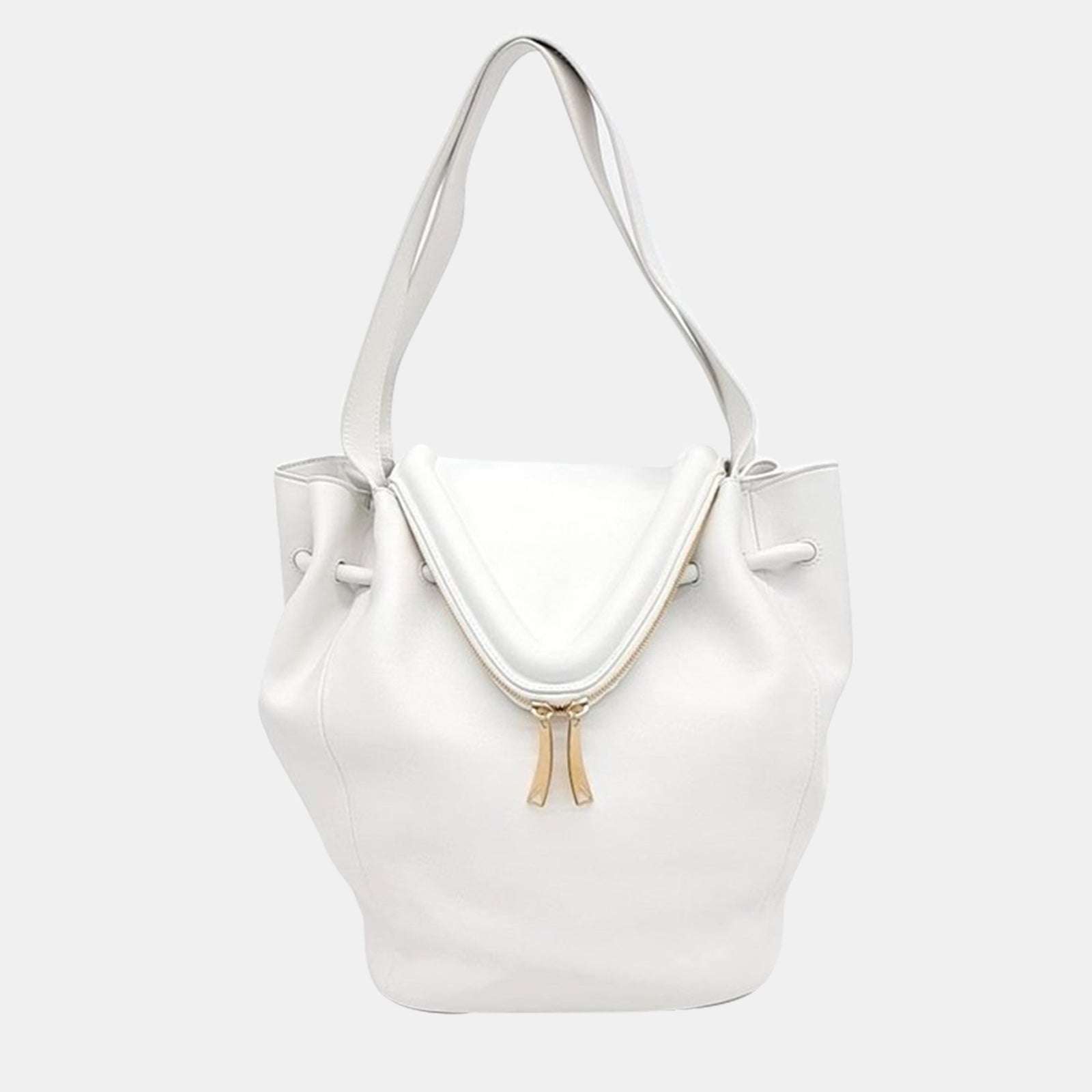 Bottega Veneta White Veneta Handbag