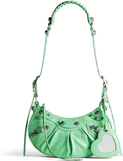 Women's Le Cagole Xs Shoulder Bag in Green | Size UNICA | 6713091VG9Y