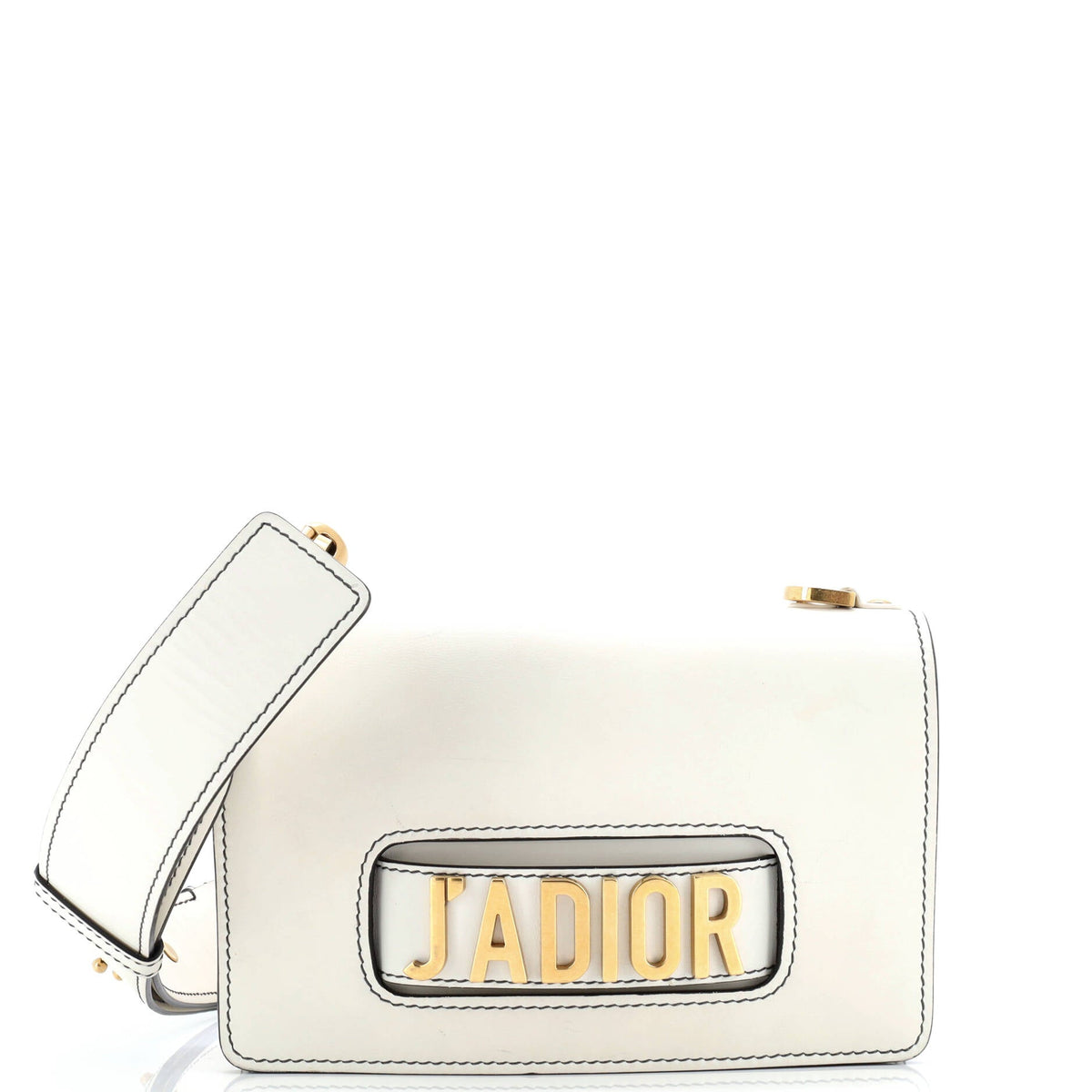Christian Dior J'Adior Flap Bag with Strap Leather Medium