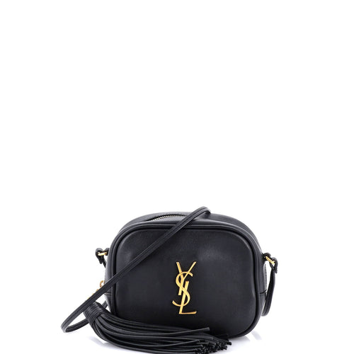 Classic Monogram Blogger Crossbody Bag Leather Small