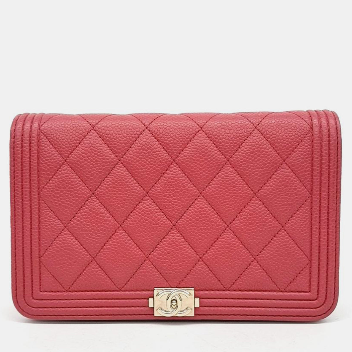 Chanel Caviar WOC Boy Mini Crossbody Bag