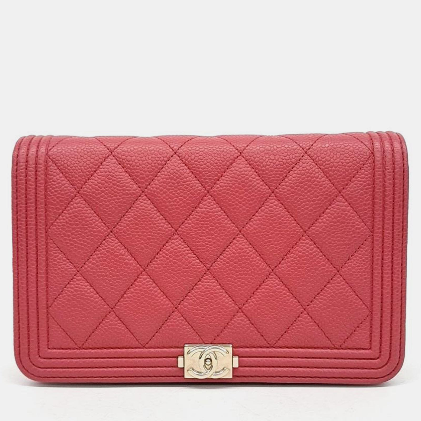 Chanel Caviar WOC Boy Mini Crossbody Bag