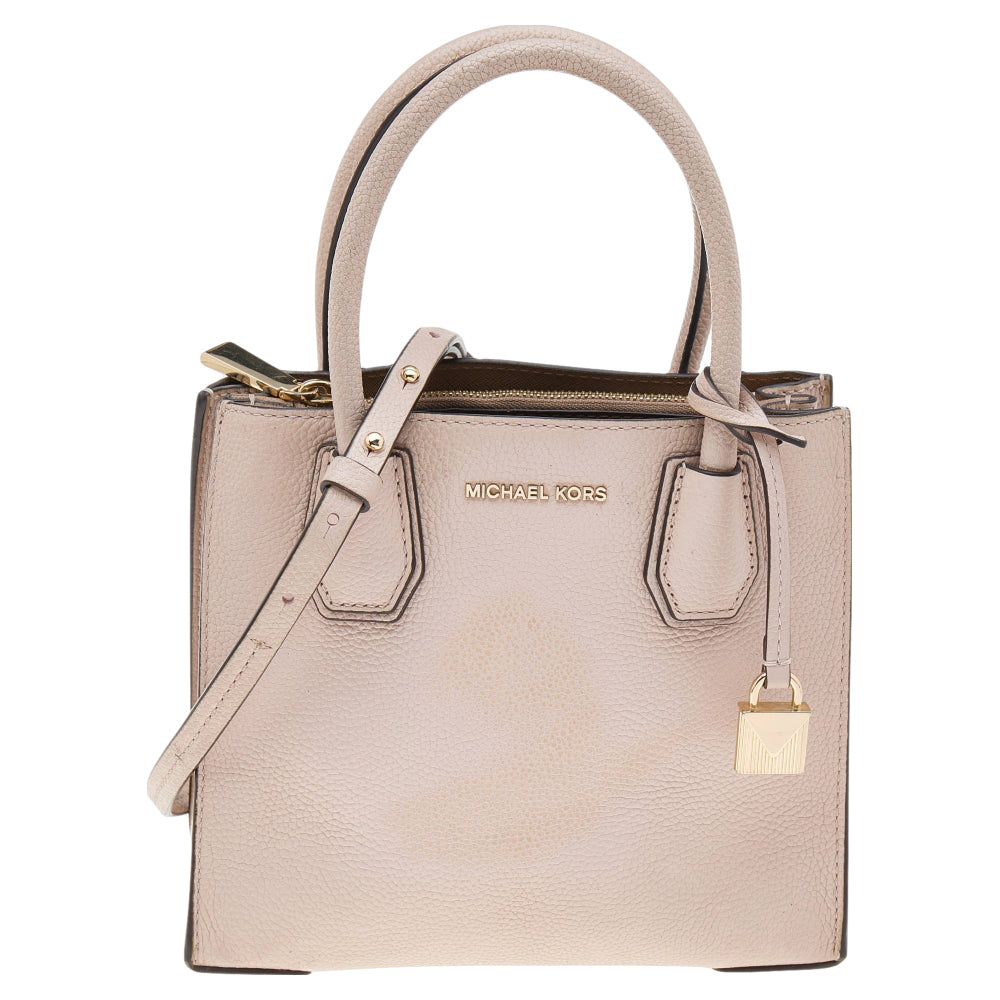 Michael Kors Blush Pink Leather Mini Mercer Tote