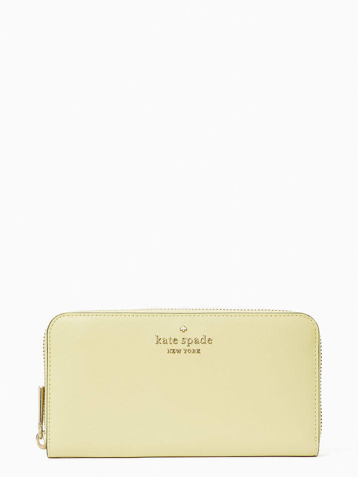 Kate Spade Au Staci Saffiano Leather Large Continental Wallet