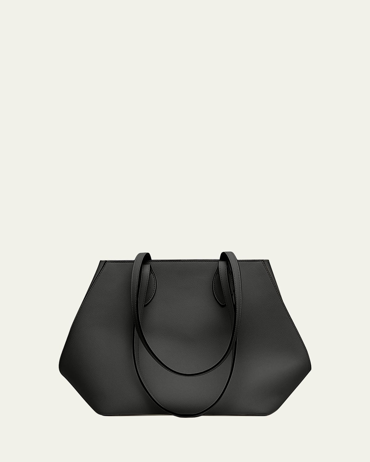 Valextra Vivi Small Leather Tote Bag