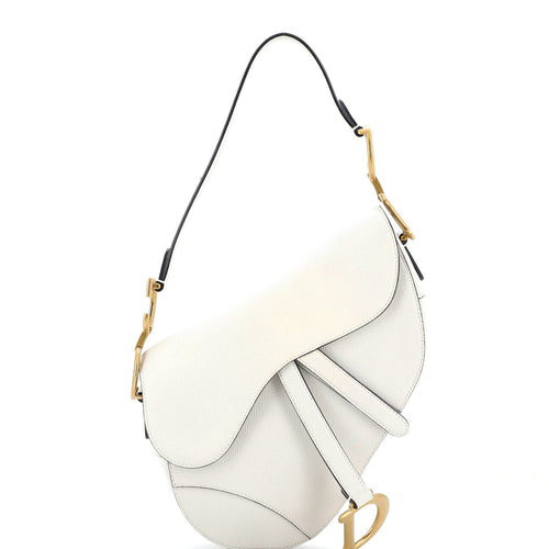 Saddle Handbag Leather Medium