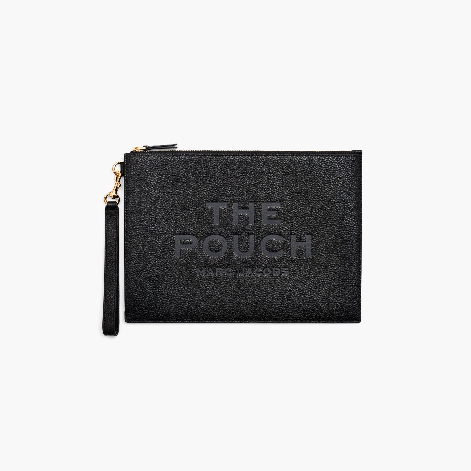 Marc Jacobs The Leather Large Pouch in Black