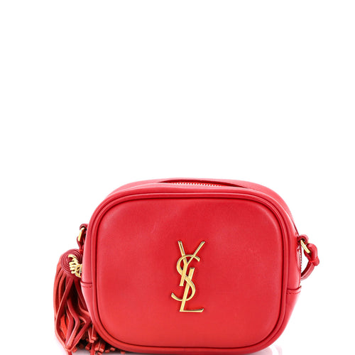 Classic Monogram Blogger Crossbody Bag Leather Small