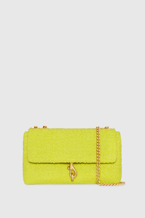 Edie Medium Crossbody Bag In Chartreuse