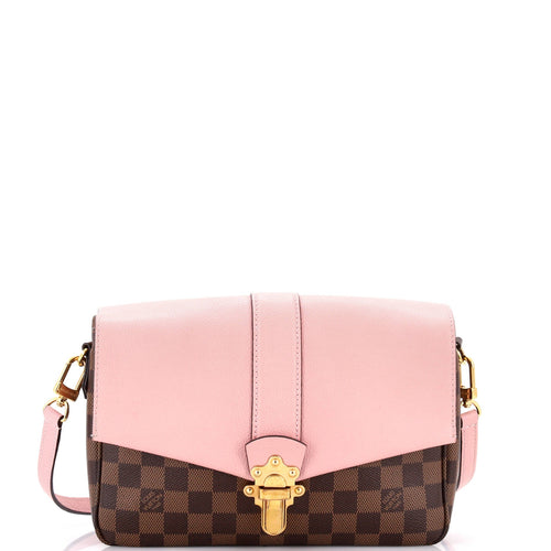 Clapton Handbag Damier and Leather PM