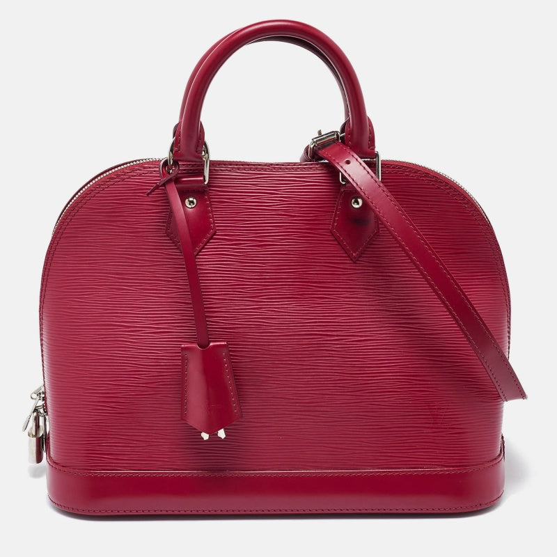 Louis Vuitton Fuchsia Epi Leather Alma PM Bag
