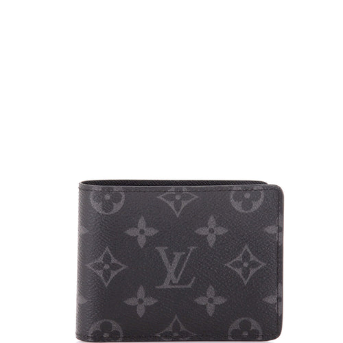 Multiple Wallet Monogram Eclipse Canvas