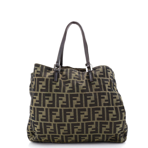 FENDI Vintage Open Tote Zucca Canvas Medium