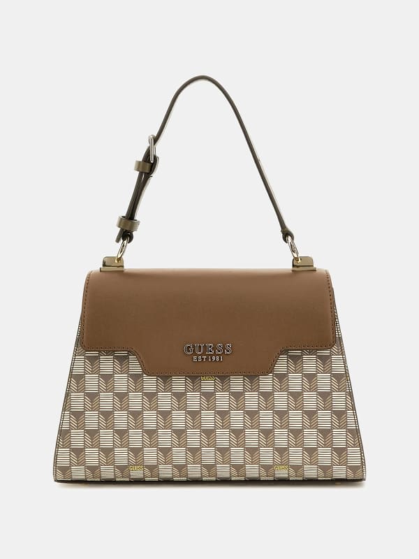 Guess Hallie Handtasche mit geometrischem Print