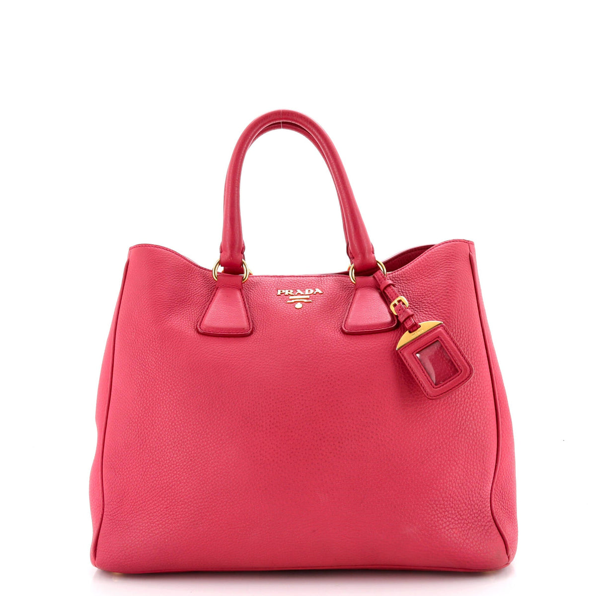 Prada PRADA Convertible Shopper Tote Vitello Daino Large